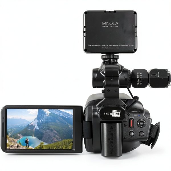 Minolta MN4KPRO 4K60 Camcorder Kit with 128GB SD Card-4