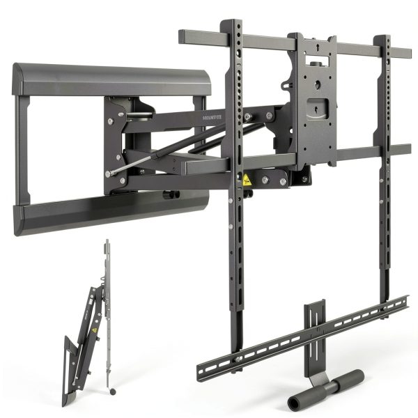 Mount It Pull Down Fireplace TV Mount Full Motion Large-8