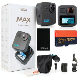 GoPro MAX 360 Action Camera 2025 6K Stabilization Bundle-0