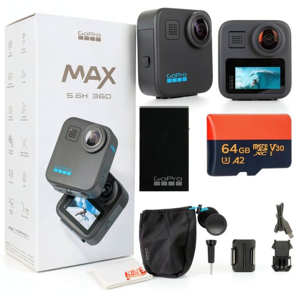 GoPro MAX 360 Action Camera 2025 6K Stabilization Bundle-0