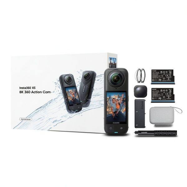 Insta360 X5 Essentials Bundle Black Action Camera Bundle-17