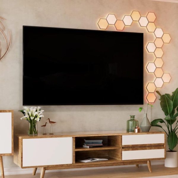 GE Cync Smart LED Hexagon Panel Lights Color Changing 7 Pack-3