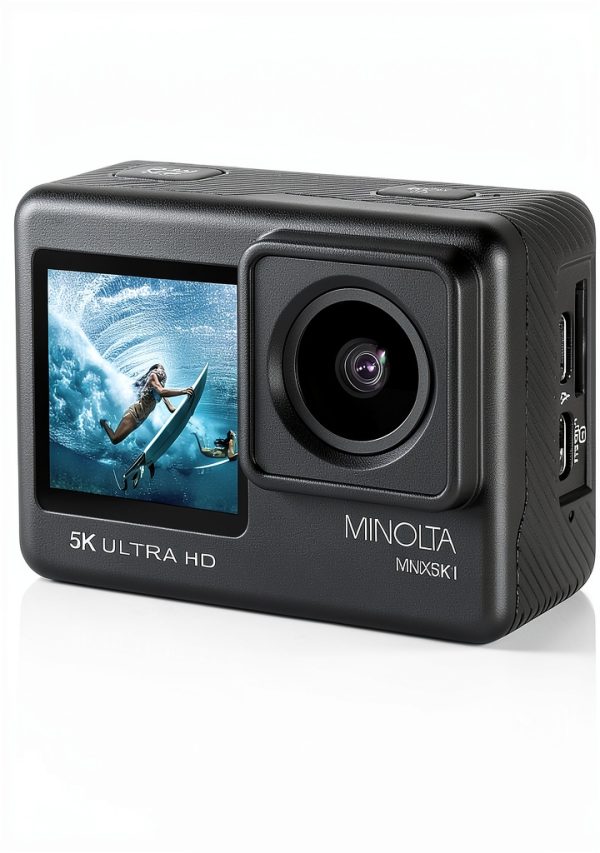 Minolta MNX5K1 5K Action Camera Kit Waterproof Adventure-1