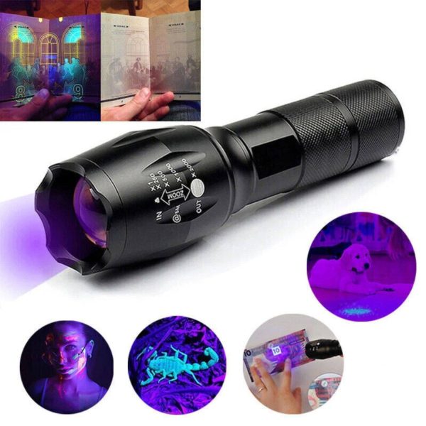 UV Flashlight Stain Detection Aluminum Body Scorpion-2