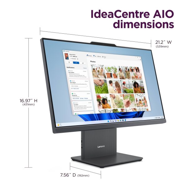 Lenovo IdeaCentre AIO 23.8 Touchscreen All In One Computer-8