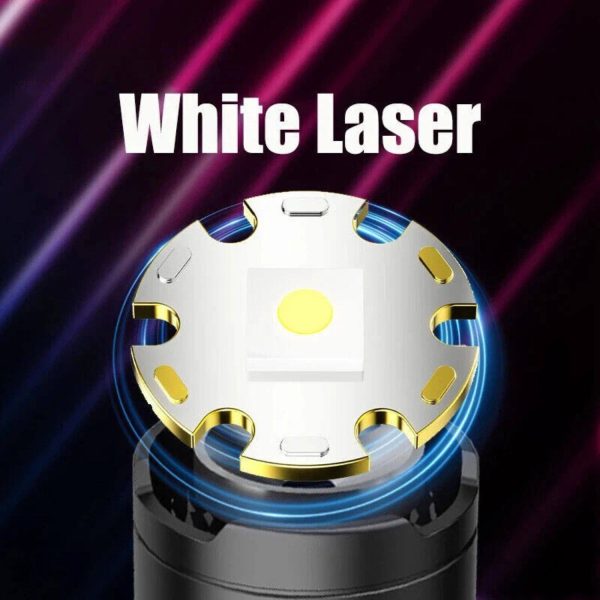 Tactical Flashlight Rechargeable Aluminum Alloy Outdoor Use-4