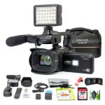 Minolta MN4KPRO UHD 4K60 Camcorder Kit with 64GB Card-0