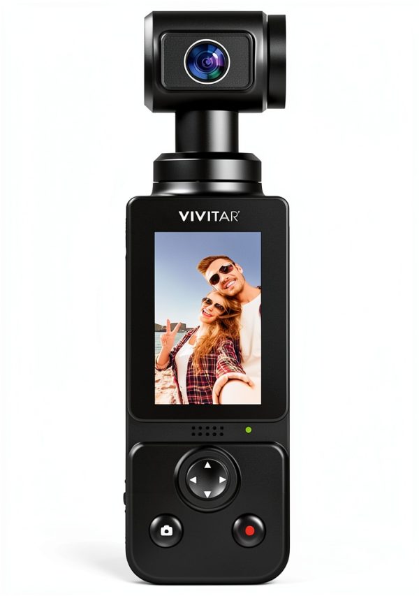 Vivitar 4K Pocket Camcorder 3 Axis Gimbal Vlogging Camera-3