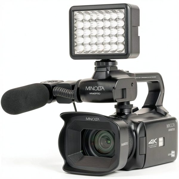 Minolta MN4KPRO 4K60 Camcorder Kit with 128GB SD Card-1