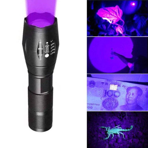 UV Flashlight Stain Detection Aluminum Body Scorpion-4