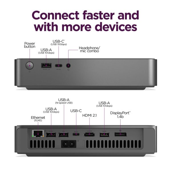 Lenovo IdeaCentre Mini Desktop Intel Core 7 16GB Memory-6