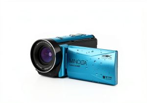 Minolta MN4K300WP 4K Camcorder Waterproof Blue-0