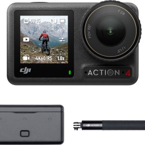 DJI Osmo Action 4 4K Action Camera Adventure Bundle Gray-0