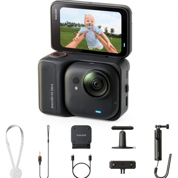 Insta360 GO Ultra Action Camera Creator Bundle Black White-0