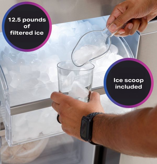 GE Profile French Door Smart Refrigerator Dual Dispense-9