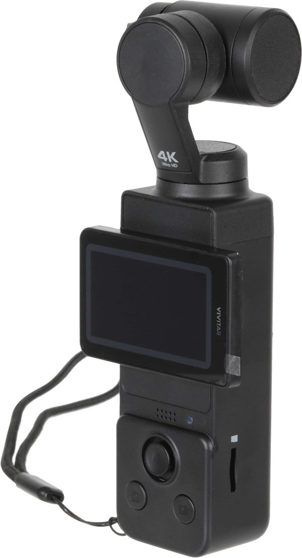 Vivitar 4K Pocket Camcorder 3 Axis Gimbal Vlogging Camera-5