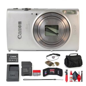 Canon PowerShot ELPH 360 HS Camera 20MP 12x Zoom Silver-0