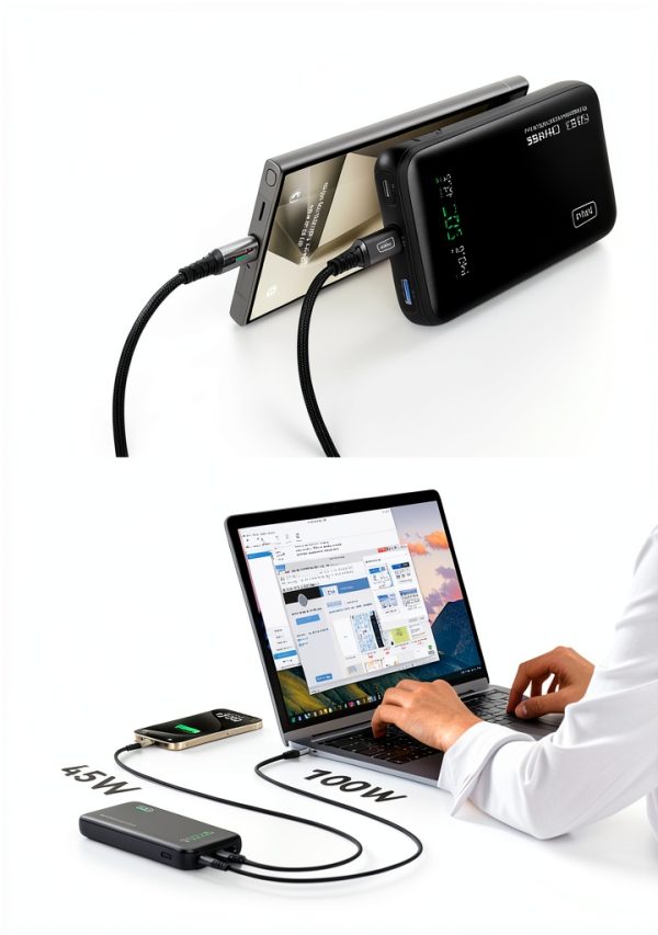INIU 140W 25000mAh Power Bank Fast Charging Travel-3