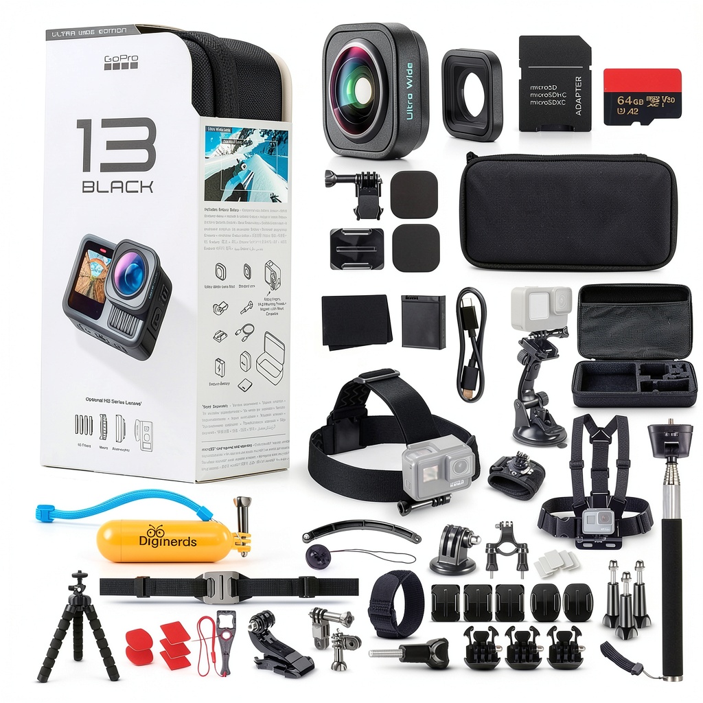GoPro HERO13 Ultra Wide Edition capturing 5.3K video in action