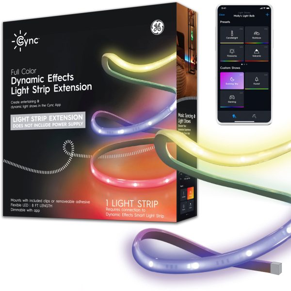 GE Cync Smart LED Light Strips Color Music Sync Indoor-0