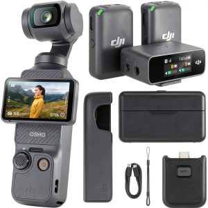 DJI Osmo Pocket 3 4K 120fps Stabilization Camera Bundle-0