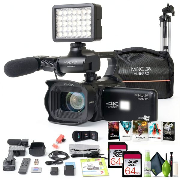 Minolta MN4KPRO 4K60 Camcorder Kit for Professional Creators-0