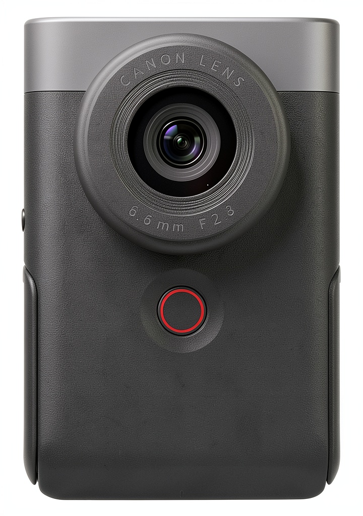 Canon PowerShot V10 camera in use for vlogging