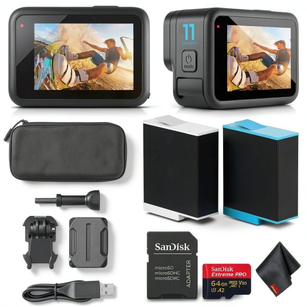 GoPro HERO11 Black Waterproof Action Camera Bundle-0