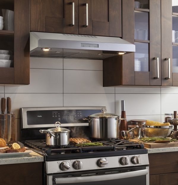 GE Profile 30 Inch Convertible Under Cabinet Range Hood-8