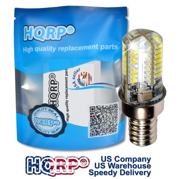 HQRP E12 LED Appliance Bulb 3W Dimmable Refrigerator Light-1
