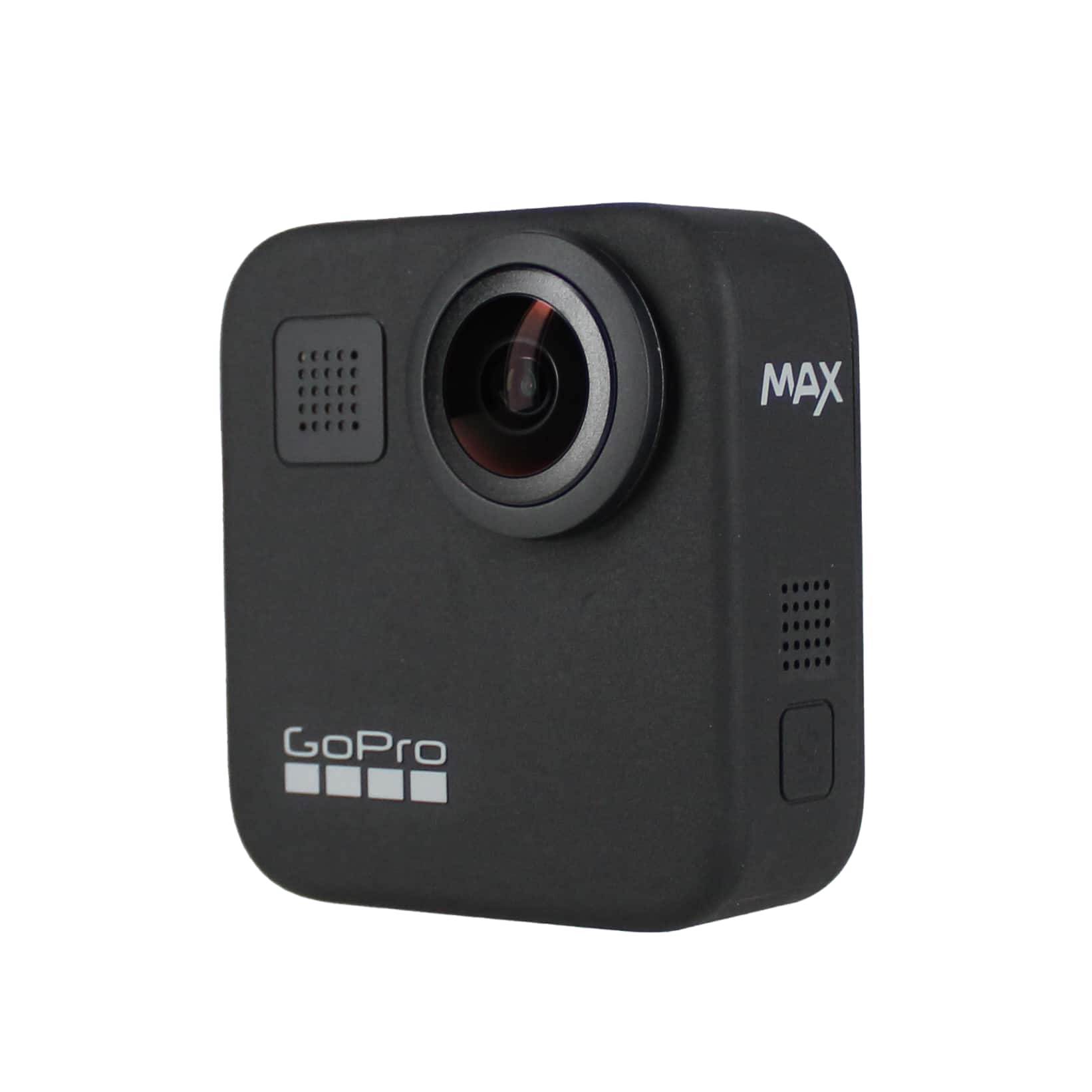 GoPro MAX 360-degree camera in action during a mountain biking adventure