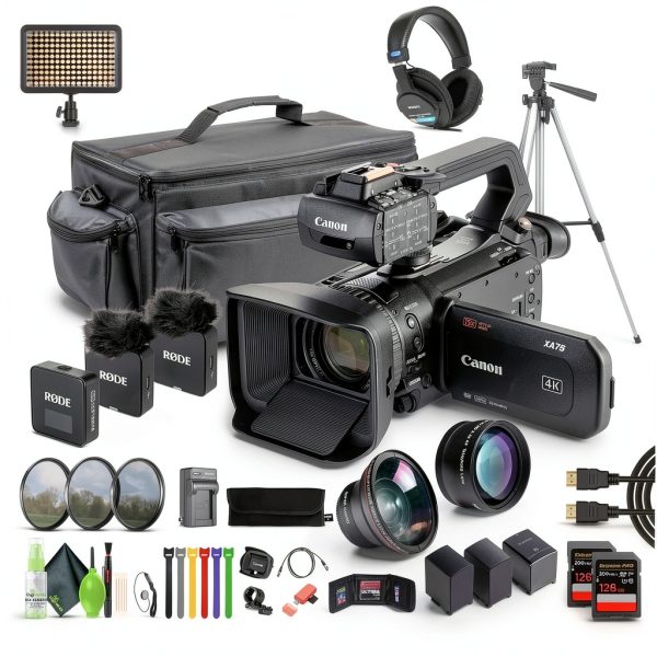 Canon XA75 PAL 4K UHD Camcorder Professional Filmmaking-0