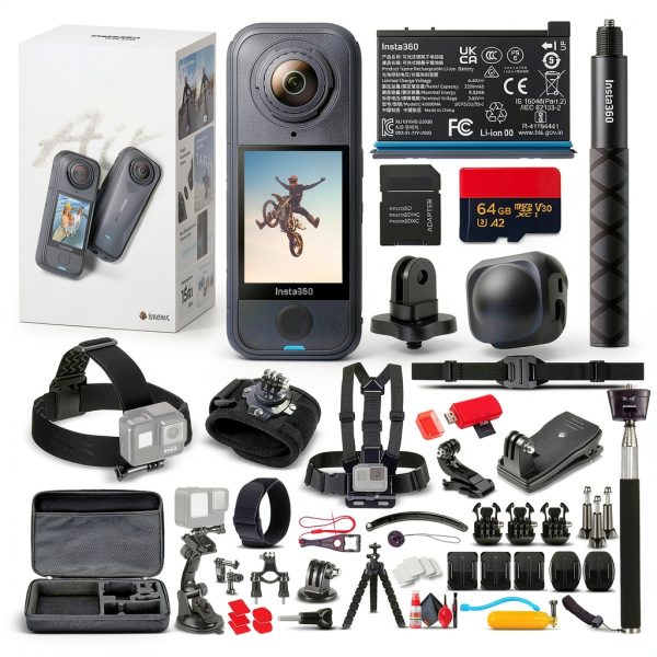 Insta360 X4 Air 360 Action Camera 8K Waterproof Bundle-0