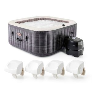 Intex PureSpa Plus Inflatable Square Hot Tub 4 Person-0