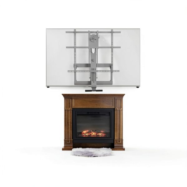 Mount It Pull Down Fireplace TV Mount Full Motion Large-9