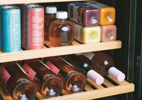 GE Wine Cooler 31 Bottle Stainless Steel Beverage Storage-4