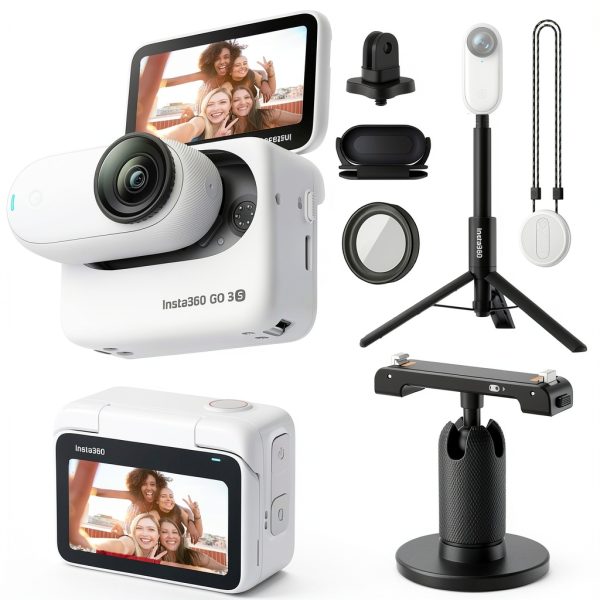 Insta360 GO 3S Action Camera 4K Stabilized Compact White-9