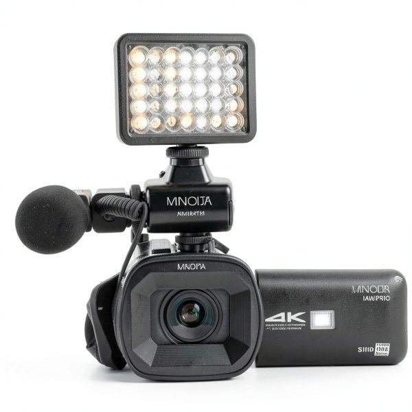 Minolta MN4KPRO UHD 4K60 Camcorder Kit with 64GB Card-3
