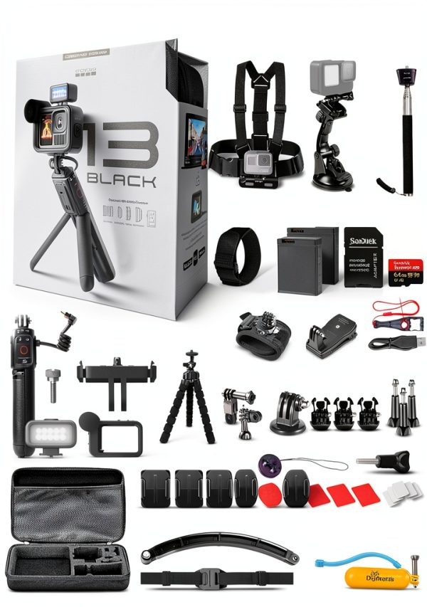 GoPro HERO13 Creator Edition Action Camera Kit Accessories-0