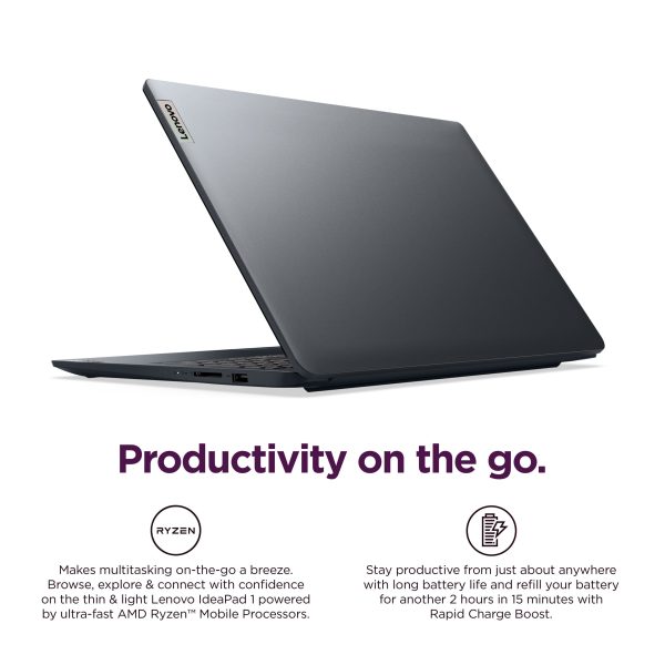 Lenovo IdeaPad 1 Laptop AMD Ryzen 5 7520U 8GB RAM-3
