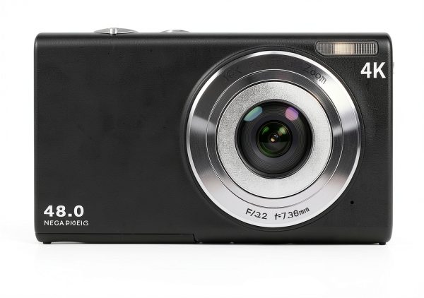 BlurFix Digital Camera 4K Video Recording Black Pink-4