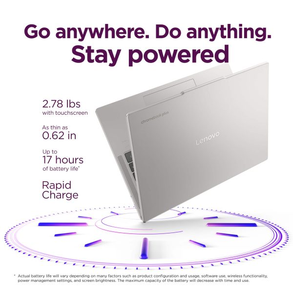 Lenovo Chromebook Plus 14 OLED 2K Touchscreen Laptop-5