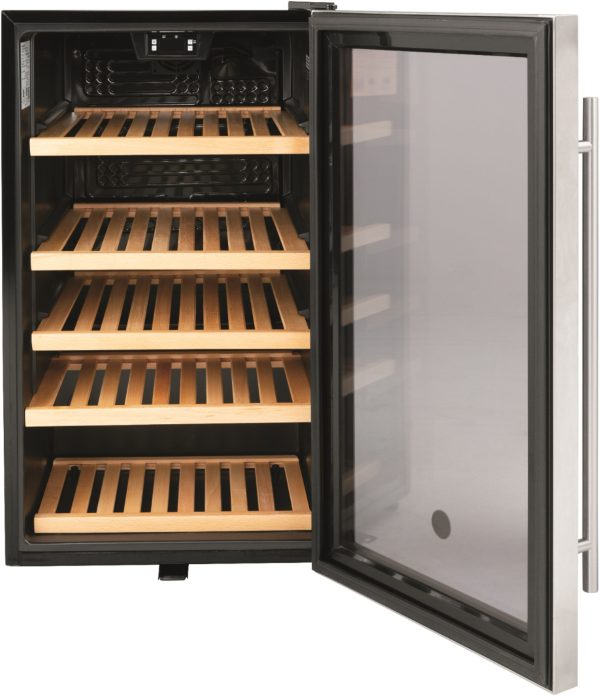 GE Wine Cooler 31 Bottle Stainless Steel Beverage Storage-2