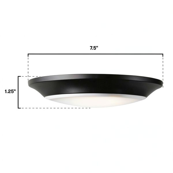 Westinghouse Makira LED Surface Mount Dimmable Black Bronze-1