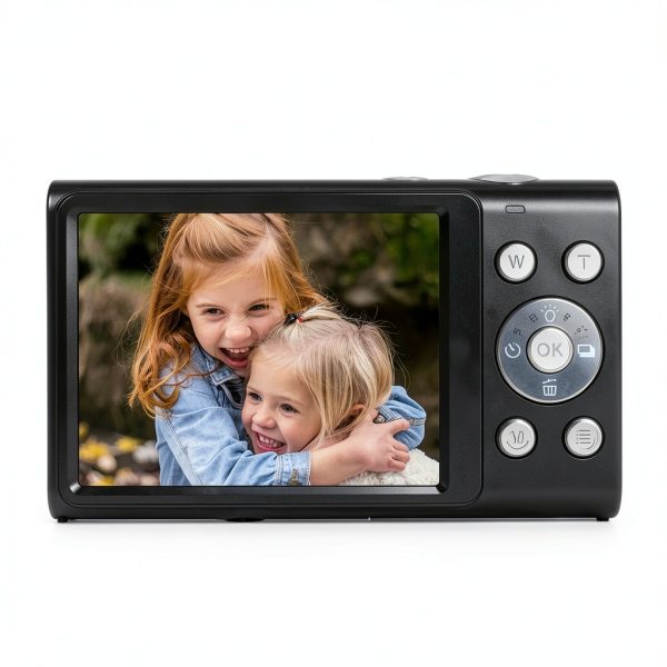 BlurFix Digital Camera 4K Video Recording Black Pink-1
