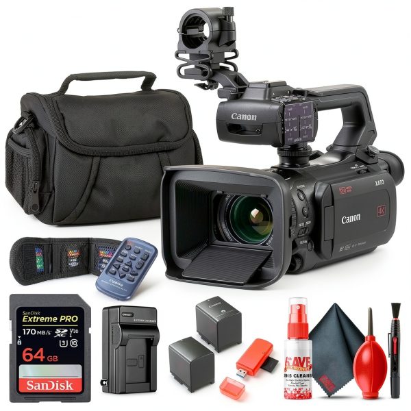Canon XA70 UHD 4K Camcorder Professional Bundle Streaming-4
