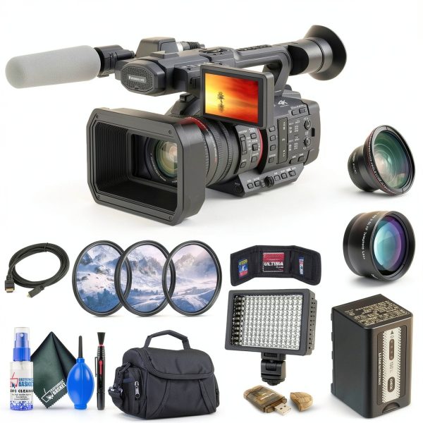 Panasonic HC X20 4K Camcorder Bundle with 64GB Card-0