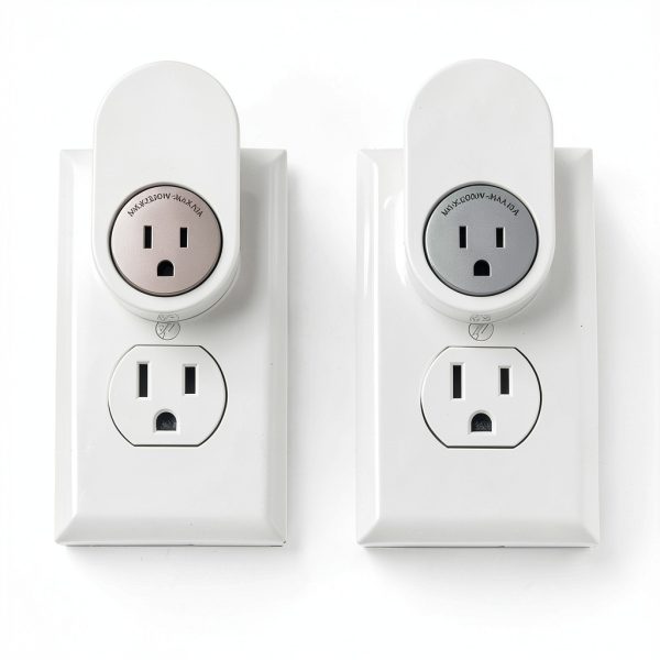 Dawnrise LED Plug in Night Light Sensor Two Color Outlet-3