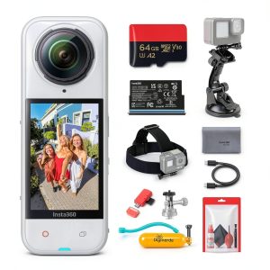 Insta360 X5 8K 360 Waterproof Action Camera White-0
