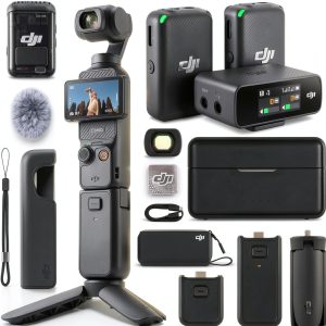 DJI Osmo Pocket 3 Creator Combo 4K 120fps Camcorder Bundle-0
